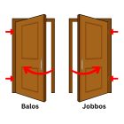 Műanyag Bejárati ajtó  88*205 cm PDLX-107