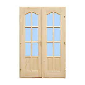 8 Kazettás Beltéri Ajtó Üveghelyes 140