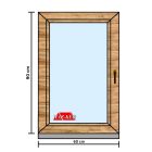 60X90 Fa Bukó-Nyíló Ablak