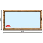 150X60 Fa Bukó Ablak