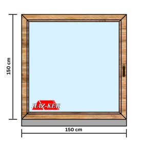 150X150 Fa Bukó-Nyíló Ablak