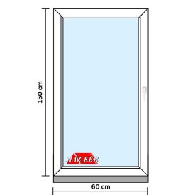 60X150 Műanyag Bukó-Nyíló Ablak