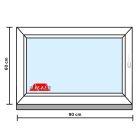90X60 Műanyag Bukó Ablak