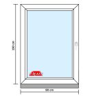 90X150 Műanyag Bukó-Nyíló Ablak