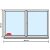 210X150 Műanyag Nyíló Bukó-Nyíló Ablak